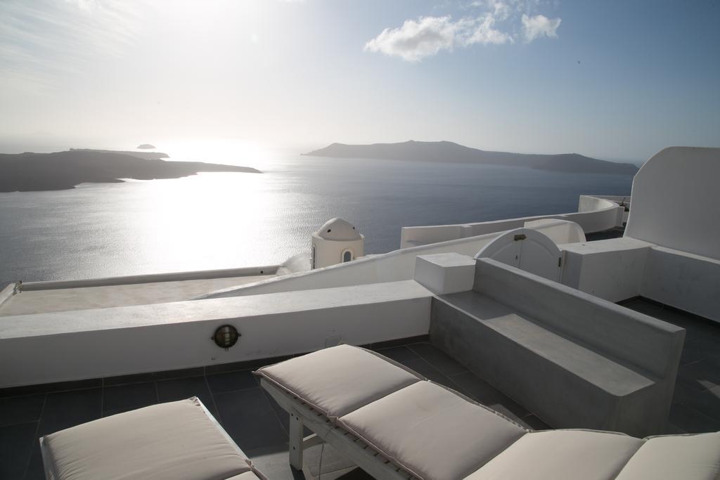 Karpimo Horizon - Caldera View With Private Hot Tub Villa Firostefani Exterior foto