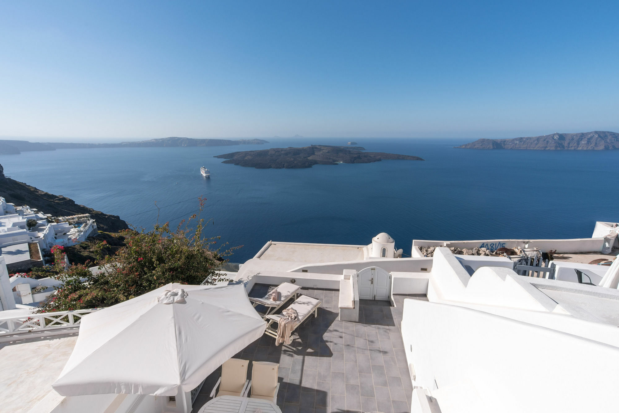 Karpimo Horizon - Caldera View With Private Hot Tub Villa Firostefani Exterior foto
