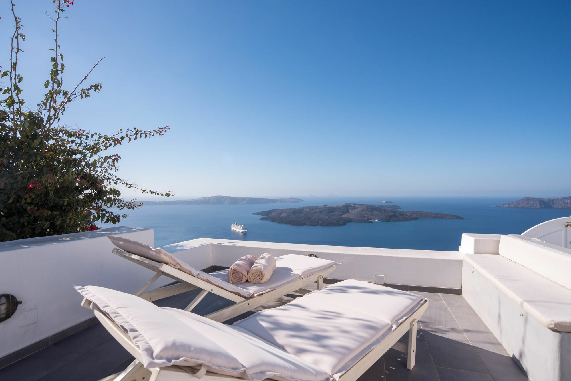 Karpimo Horizon - Caldera View With Private Hot Tub Villa Firostefani Exterior foto